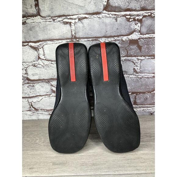 Prada Sport Black Mesh Synthetic Drawstring Driving Shoes Women Sz 38.5EU/8M US - Picture 10 of 16